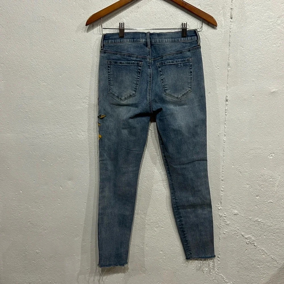 PacSun Floral Embroidered Low Rise Ankle Jeggings - Picture 4 of 4